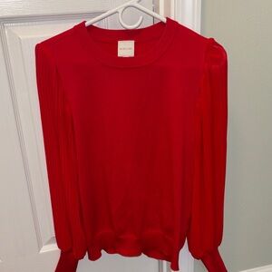 Zac & Rachel Vibrant Red Blouse